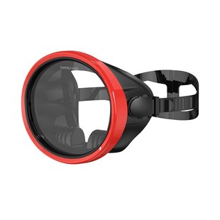 跨境渔夫全面镜玻璃不锈钢大框潜水装备浮潜面罩套装硅胶渔民镜