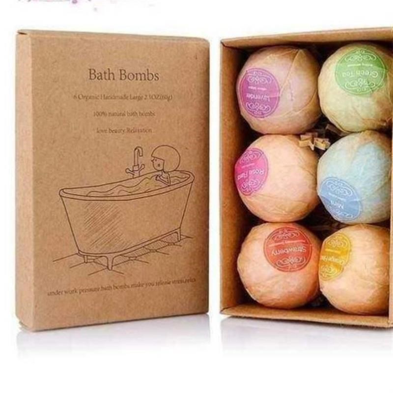 疯抢 Salt Ball Oil Set Bomb Bath Essential SkinCare YCleaner