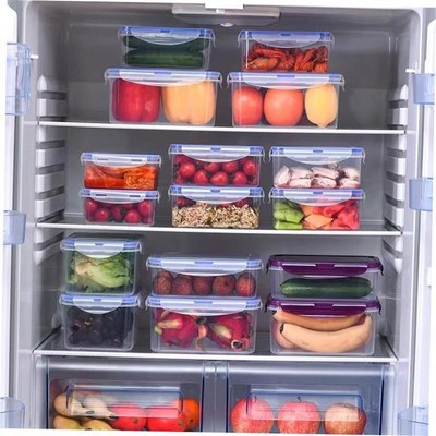plastic fohod storage box can container lunch bottle kitchen