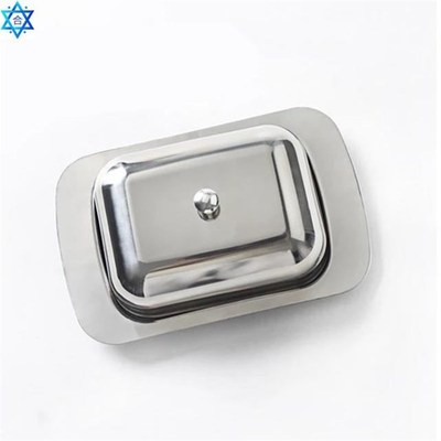 Butter Dish Box Container StainlessG Steel Cheese Server Sto