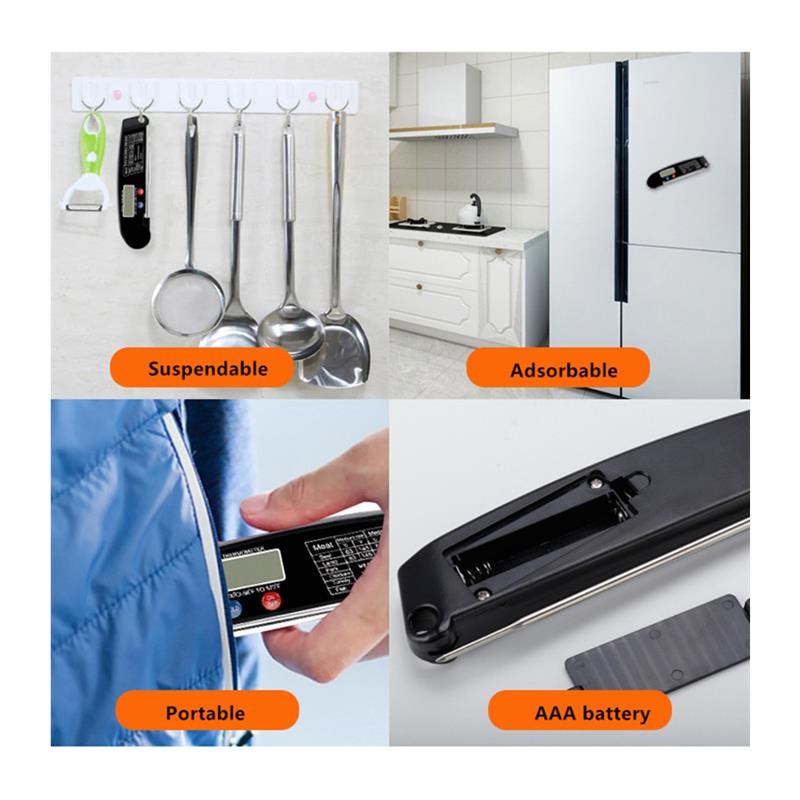 Digital Kitchen Food Thermometer For MeKat Water Milk Cookin