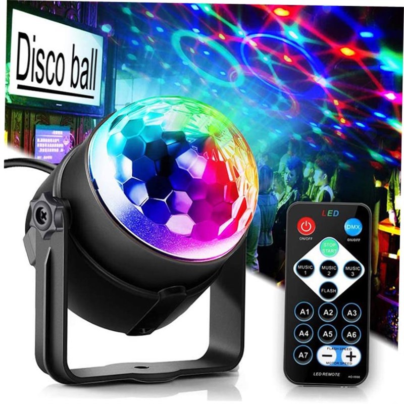 Disco Ball Party Lights vDJ Disco Light LED Projector Strobe