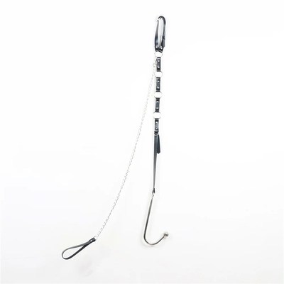 Stainless Steel Anal Hook yLong Chain Leash Sexy Sex Tools