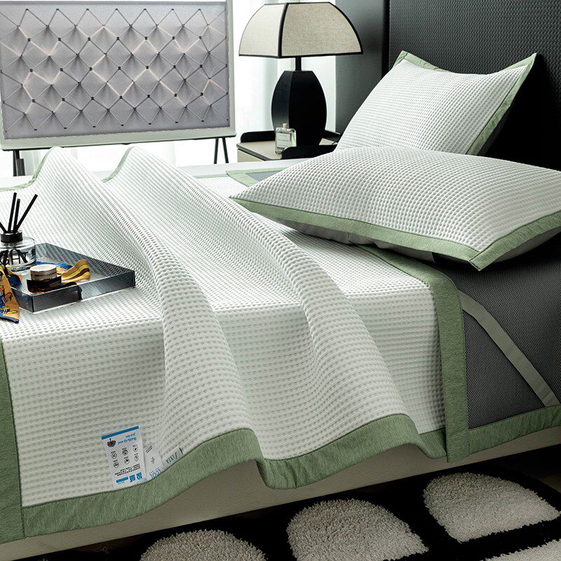 夏季PE乙纶凉感冰丝凉席冰丝席学生宿舍单人冰豆豆软席子可机洗,床上用品,冰丝席,淘宝优惠券,粉丝福利购,淘宝优惠卷