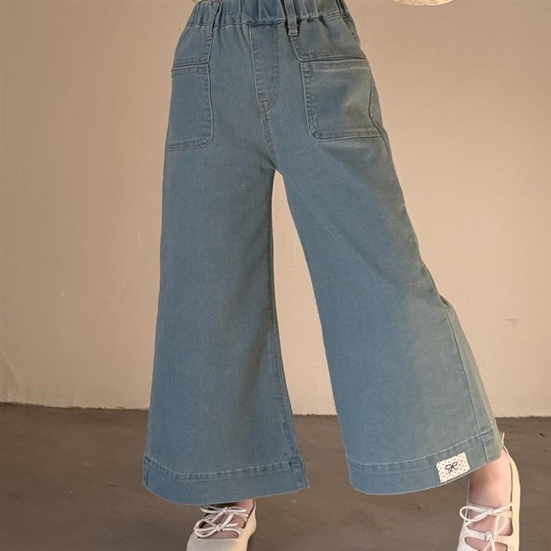 宝宝韩系童装春款新款衣服女童休闲裤子复古喇叭裤长裤女孩牛仔裤,童装/婴儿装/亲子装,儿童牛仔裤,淘宝优惠券,粉丝福利购,淘宝优惠卷