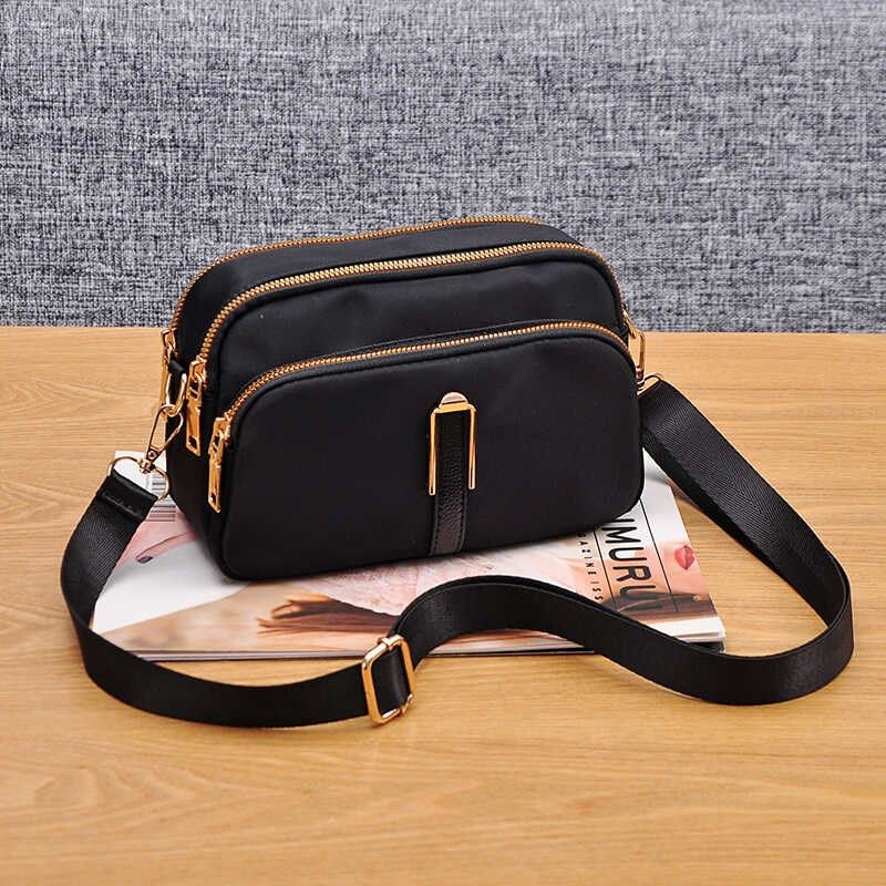 牛津布女斜挎包多层妈妈防水迷你小款轻便休闲帆布百搭收钱生意包,箱包皮具/热销女包/男包,通用款女包,淘宝优惠券,粉丝福利购,淘宝优惠卷