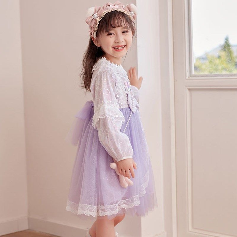 过生日公主裙女童儿童裙子高级感头纱初秋连衣裙秋装2024新款韩版,童装/婴儿装/亲子装,连衣裙,淘宝优惠券,粉丝福利购,淘宝优惠卷