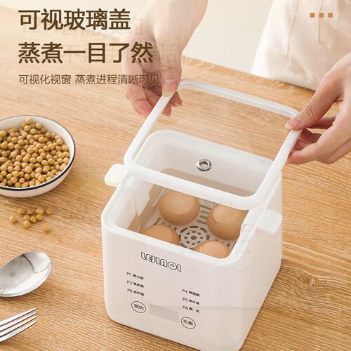 蒸蛋器自动断电家用迷你早餐机不锈钢防干烧溏心蛋温泉蛋酸奶机