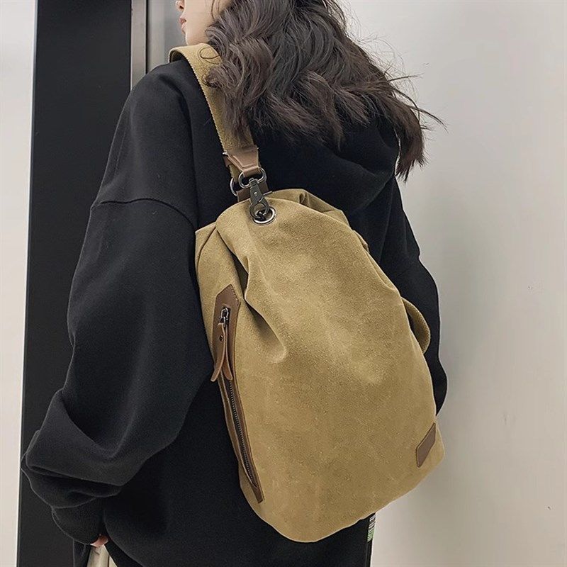 德国男士胸包帆布包斜挎包大容量复古男款单肩包多功能背包女休闲,箱包皮具/热销女包/男包,胸包,淘宝优惠券,粉丝福利购,淘宝优惠卷