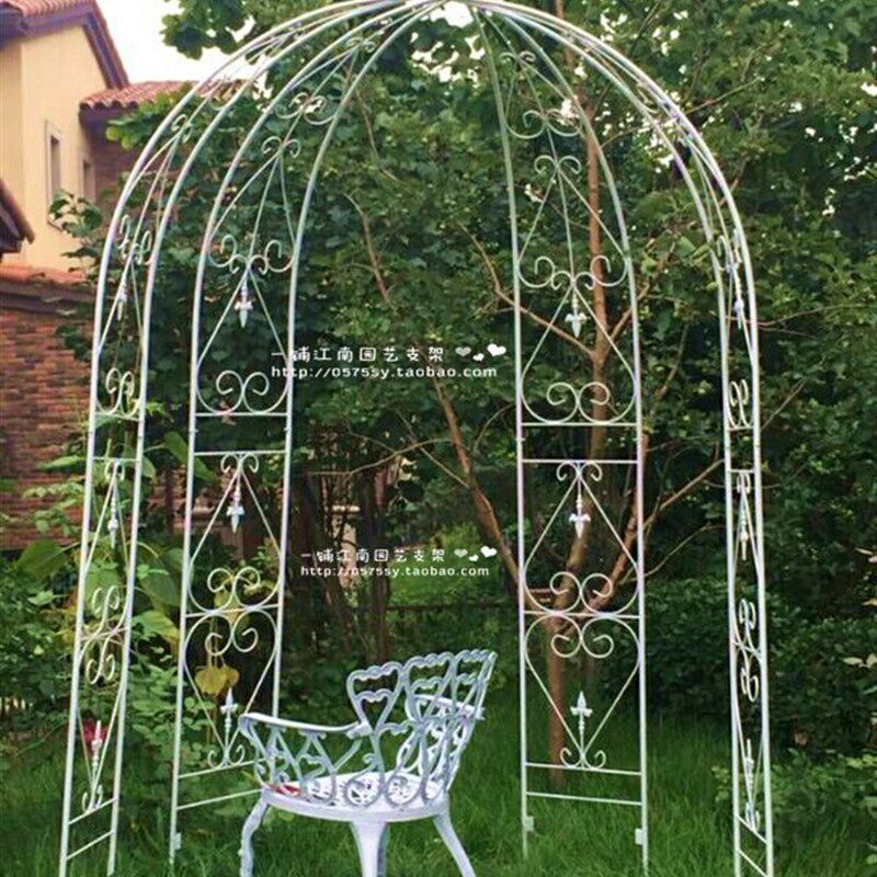 新款欧式铁艺藤月花架弓形玫瑰花架 欧式拱门200元是2片的价格,鲜花速递/花卉仿真/绿植园艺,花架,淘宝优惠券,粉丝福利购,淘宝优惠卷