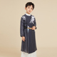 小男孩周岁礼服少爷服 宝宝古风圆领袍童装 汉服男童夏薄款 儿童唐装
