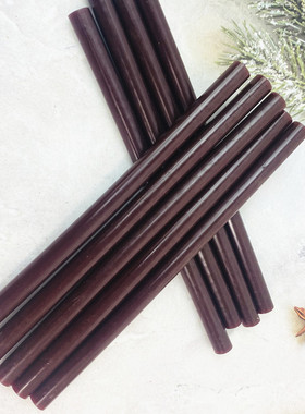 深紫色深酒红色奇石石头底座胶棒火漆密封胶蜡棒7mm11mm无异味