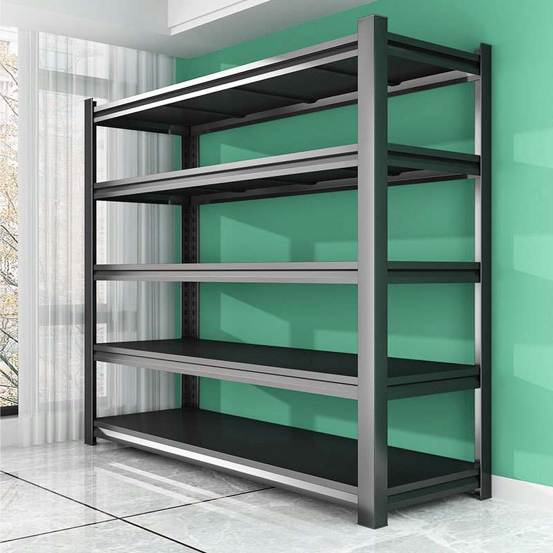 家用置物架多层收纳架仓储货架加厚钢制阳台收纳分层架落地展示架