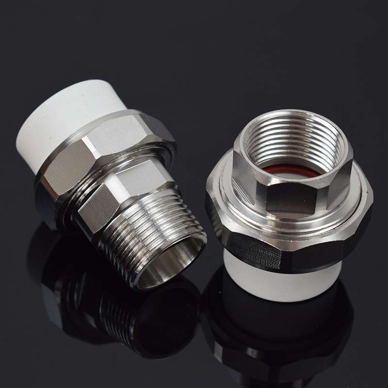 ppr不锈钢外牙活接4分6分1寸外丝内牙水管活接头2532暖气油任之满