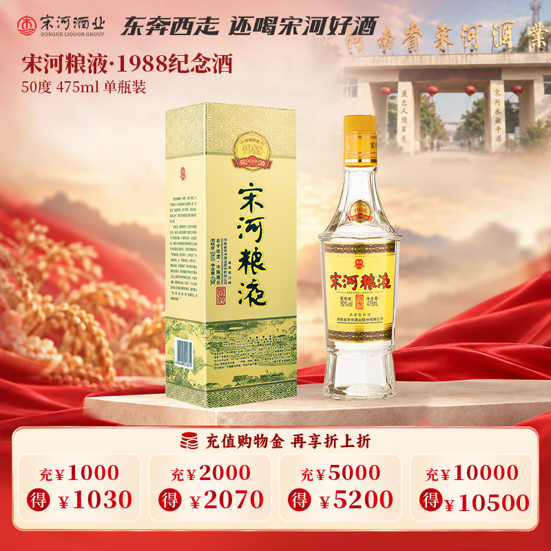 宋河粮液金奖1988纪念酒