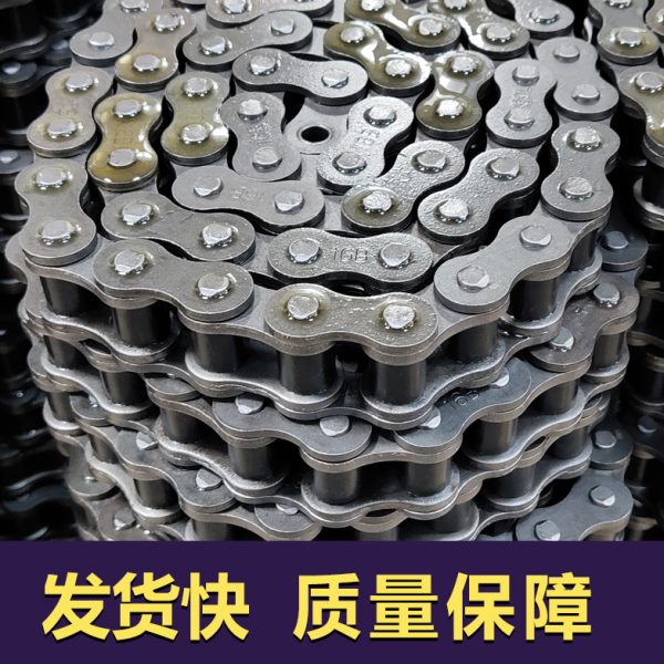 工业链条滚子链传动短节距单双排锰钢08B10A12A16A20A24A厂家定制