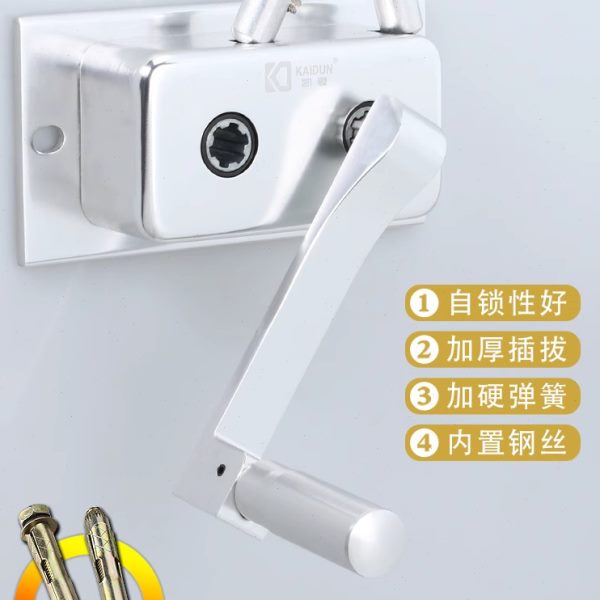 凯顿晾衣架手摇器升降手搖晒衣架升降器配件阳台通用双杆家用维修