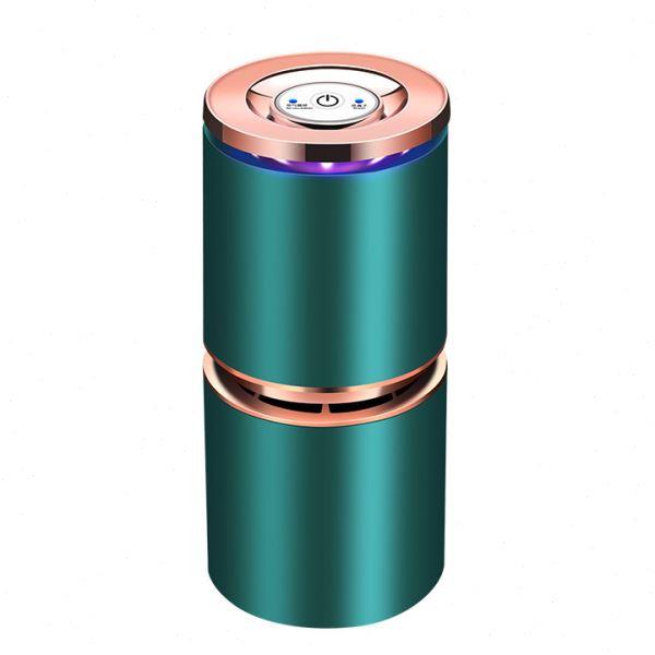 小型空气净化器家用车载负离子产生器七彩气氛灯除甲醛异味除臭机