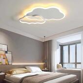 卧室灯led吸顶灯温馨浪漫男女孩云朵灯简约现代儿童房创意云彩灯