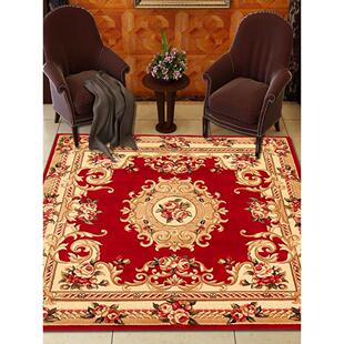 万腾欧式加厚切花方形地毯客厅咖啡桌毛毯卧室床头地垫家用地毯垫