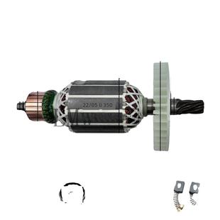 配坦克G3901电镐转子精力创造7齿电镐冲击镐电机定子全铜配件