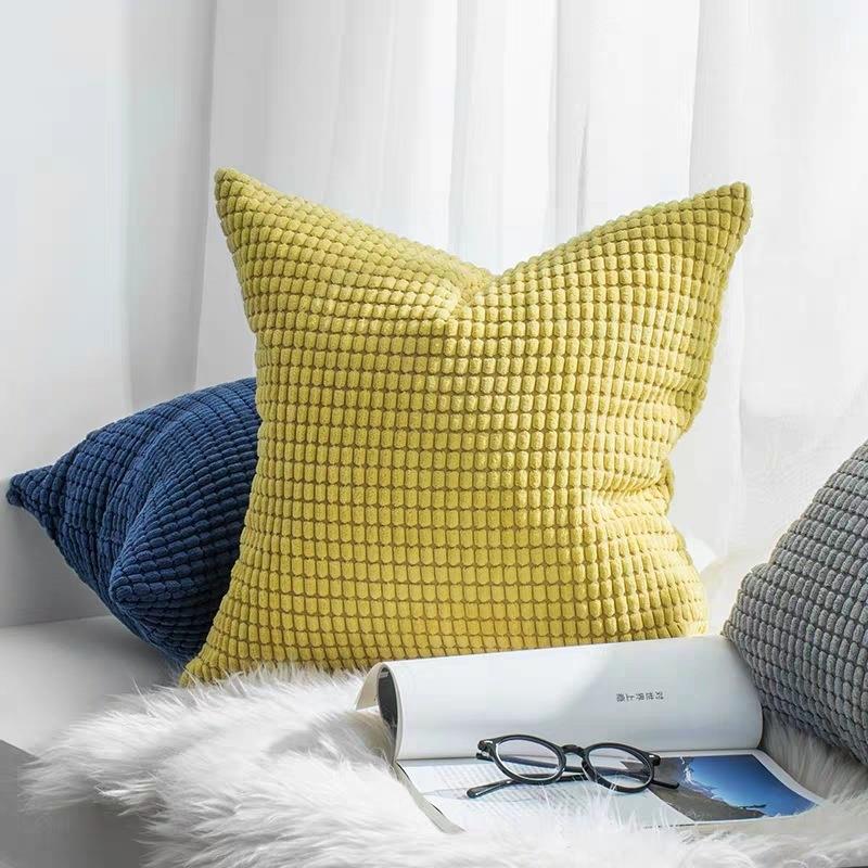 北欧抱枕靠垫客厅沙发办公室椅子靠背卧室座椅靠枕床头汽车枕套