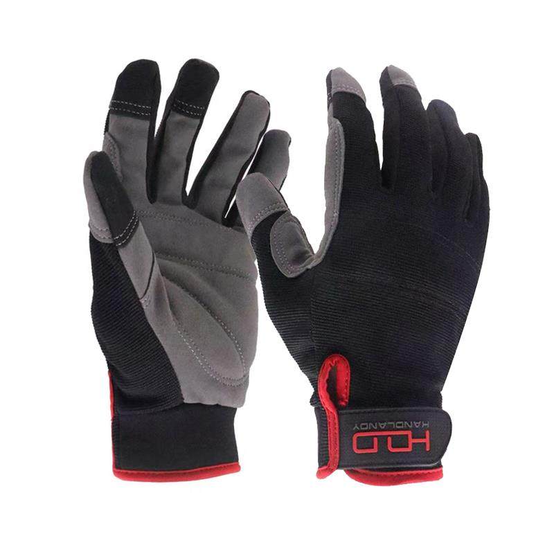 触屏超级技师手套劳保工作耐磨机械师骑行防减震搬运防滑四季通用