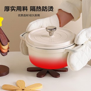 圣诞树隔热垫餐桌摆件创意一棵树实木防烫锅垫杯垫家居好物厨房用