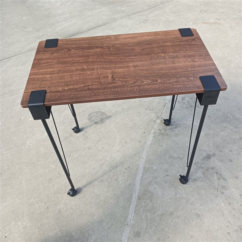 免打孔桌腿桌脚支架金属铁艺夹户外露营茶几脚架可拆卸书桌台