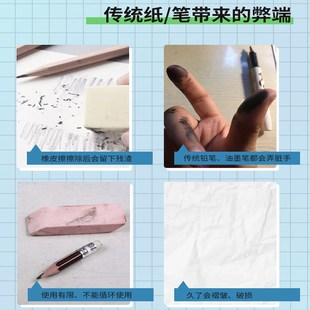 磁性画板写字板局部擦除儿童家用手写板可书写绘画磁力白板