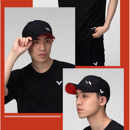 VICTOR/威克多胜利羽毛球运动帽鸭舌帽戴资颖同款VC-CC101纯棉