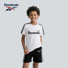 Reebok锐步男童套装夏2025新款儿童夏季家居服青少年帅气时髦衣服