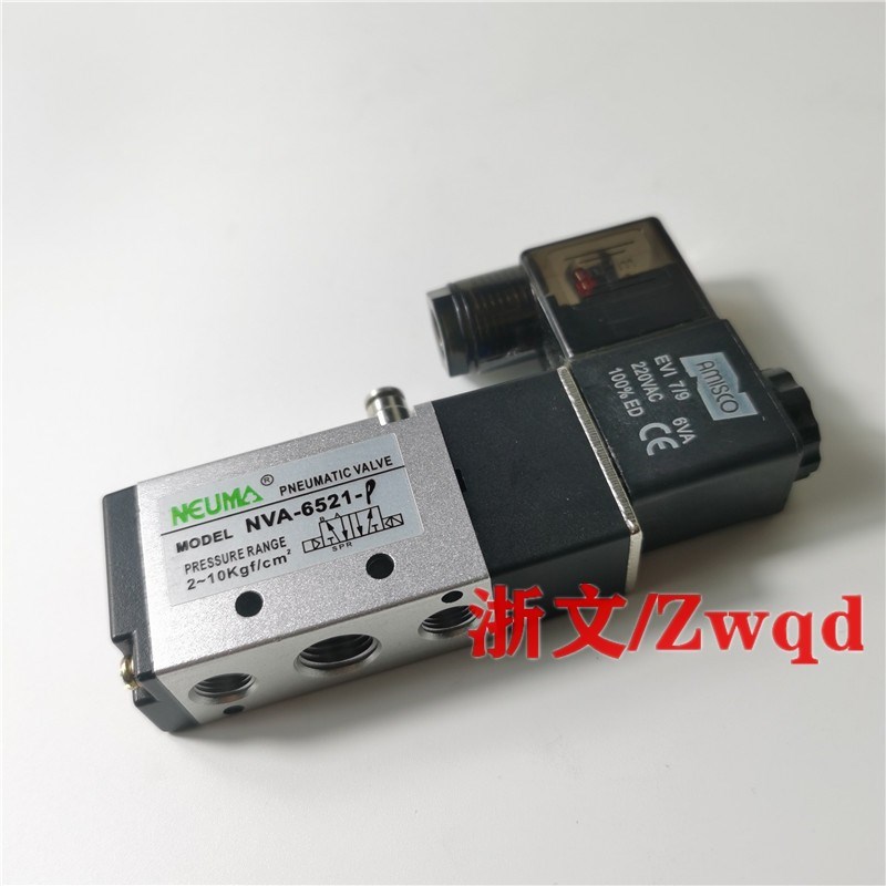 电磁阀NEUMA NVA-6521-P外部气控先导NVA-652-PT IP二位五通换向