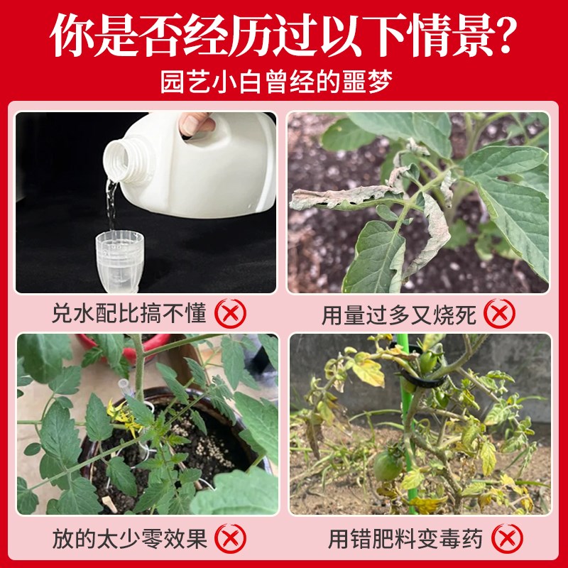 番茄营养液免稀释圣女果肥料有机肥盆栽西红柿专用肥水溶液体肥