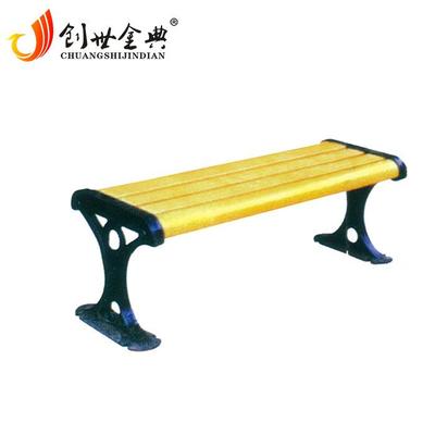 厂家直销特价公园椅户外休闲椅铸铁脚木椅JD-701