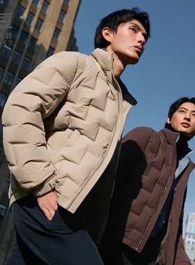 【商场同款】红豆高级轻羽绒0压羽绒服保暖冬季外套男HP8Y105SCD1