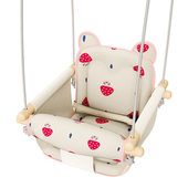 儿童秋千室内家用户外庭院婴儿宝宝吊椅小孩家庭单杠室外荡秋千架