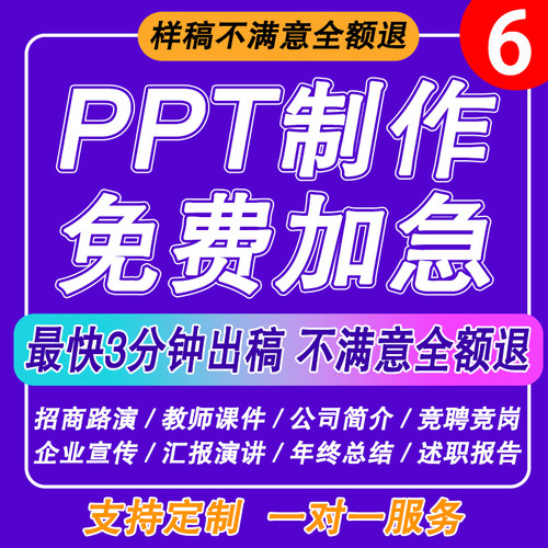 ppt代制作设计工作汇报企业医学宣传演讲课件年终总结商业计划书