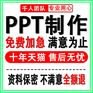 ppt制作代做排版美化设计修改工作汇报企业宣传演讲课件年终总结