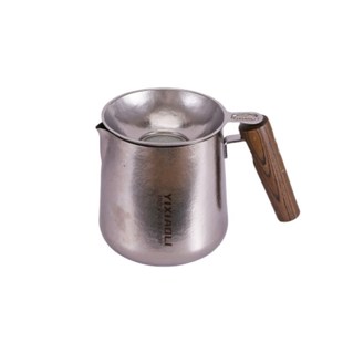 纯钛本色公道杯茶漏茶滤茶道零配茶叶过滤网功夫茶具手工神器家用