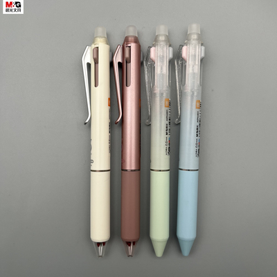 晨光多功能3色热可擦中性笔子弹