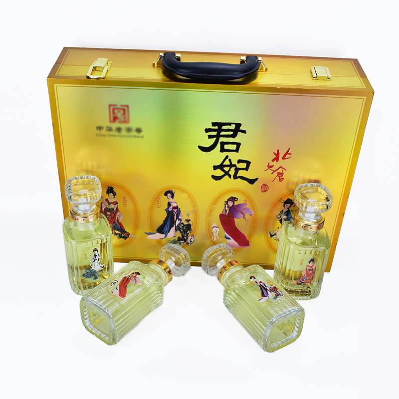 北大仓白酒 半斤君妃 酱香型50度250毫升 黑龙江粮食酿造固态发酵