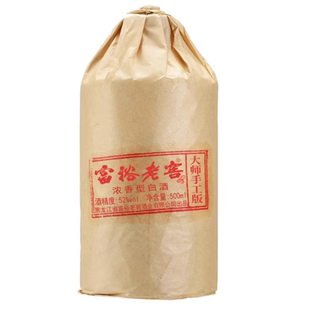 富裕老窖白酒 大师手工版浓香型52°500mL黑龙江粮食酿造固态发酵