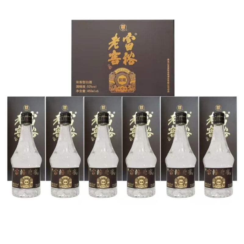 富裕老窖窖藏白酒浓香型52度