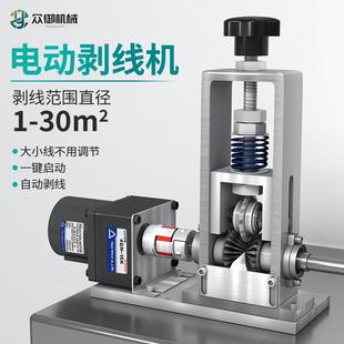 自動剝線器 剝線機廢銅線家用小型手搖去皮機電纜電線扒線神器新款