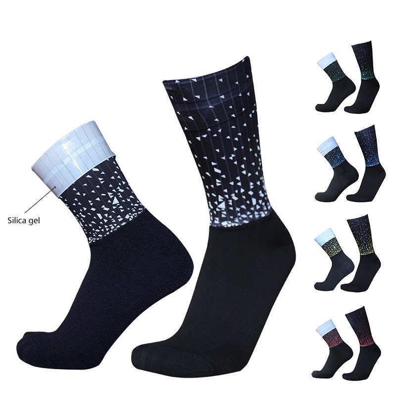 新 空气动力 骑行袜 Aero socks 夏季透气防滑 车队专用 自行车袜