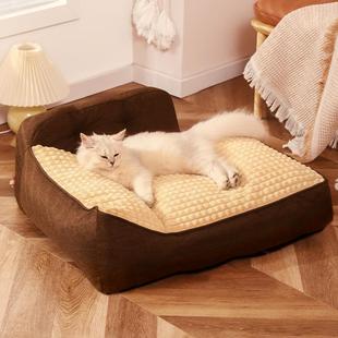 通用狗窝垫可拆洗冬季 猫窝冬天保暖猫床四季 猫咪沙发宠物床猫垫子