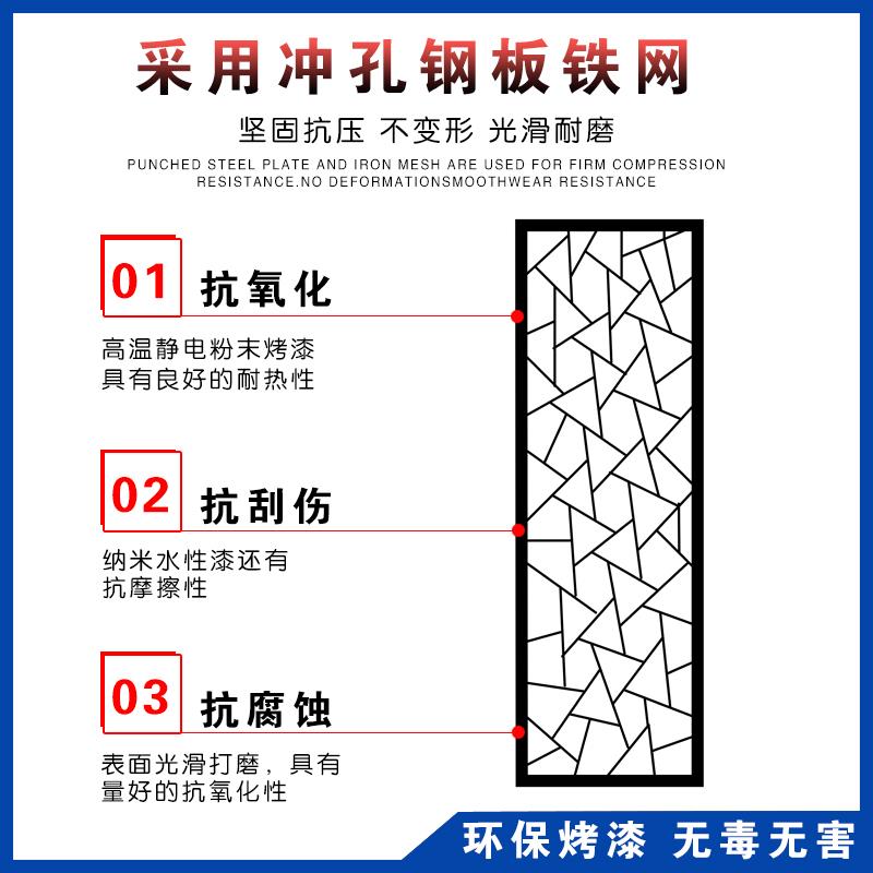 铁艺定制菱形网方格铁丝网镂空工业风悬吊式天花板屏风隔断墙装饰