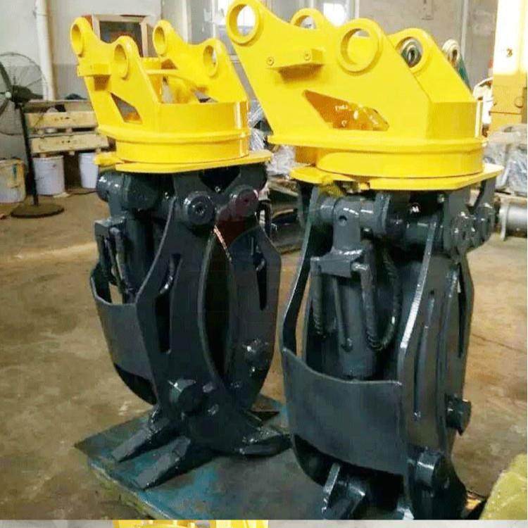 挖机抓木夹液压旋转夹具支持改装油管接口木材搬运,畜牧/养殖物资,特种养殖设备,淘宝优惠券,粉丝福利购,淘宝优惠卷