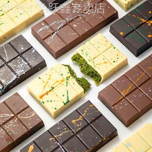 迪拜巧克力fix开 心果酱面 面包丝夹心风味手工千丝酥纯可可脂旗